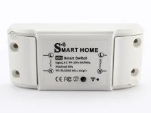 Умное Wi-Fi реле Smart Home 10A с голосовым управлением и таймером
