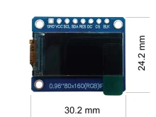 TFT дисплей 0.96" 80×160 (IPS, SPI)