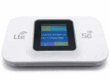 Портативный Wi-Fi роутер 4G LTE с дисплеем и аккумулятором, мобильный роутер для SIM-карты