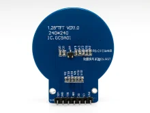 Дисплей 1.28" TFT LCD GC9A01 — купить для Arduino, ESP32, STM32 | IPS, SPI, 240×240