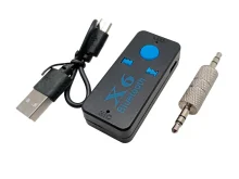 Bluetooth адаптер BT-X6 AUX 3.5 мм — бездротовий ресивер для колонок, магнітоли та авто