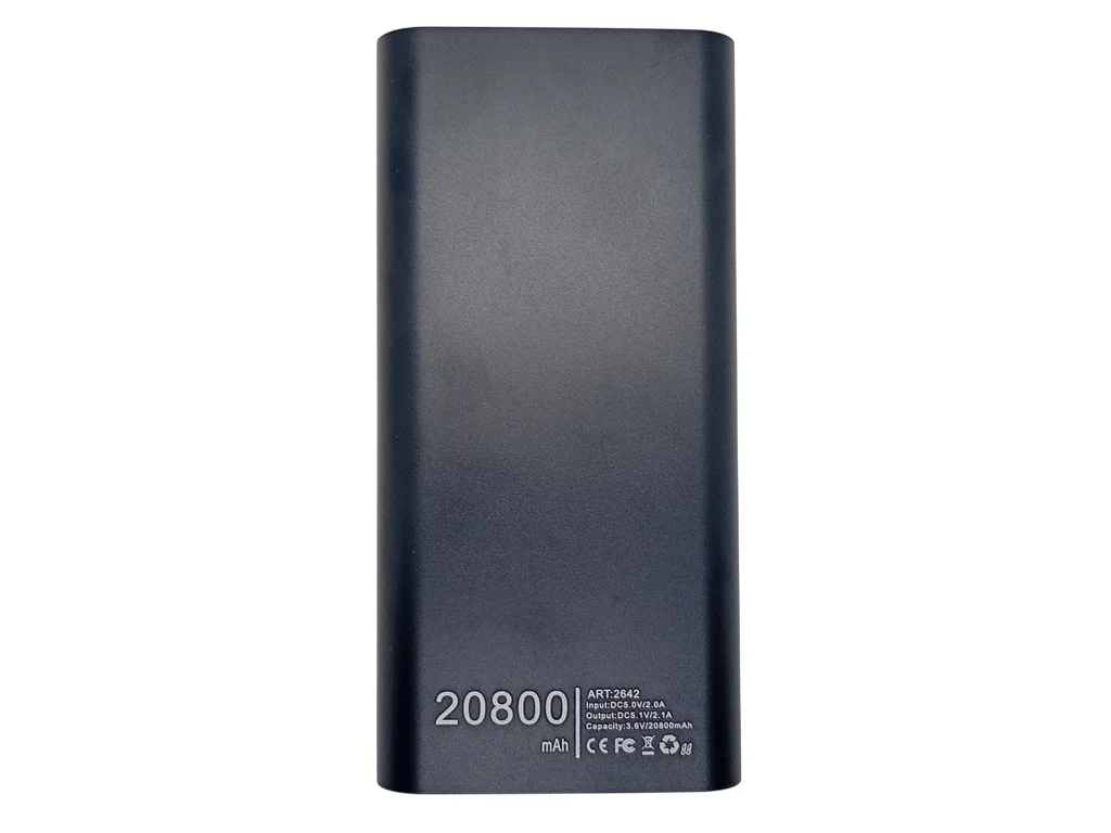 Зовнішній акумулятор Power Bank 20800mAh, роз'єми USB, Micro USB