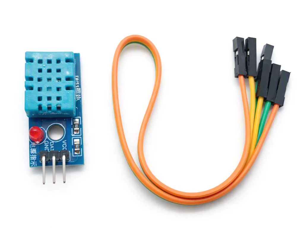 Датчик температуры и влажности DHT11 для Arduino, модуль с проводом